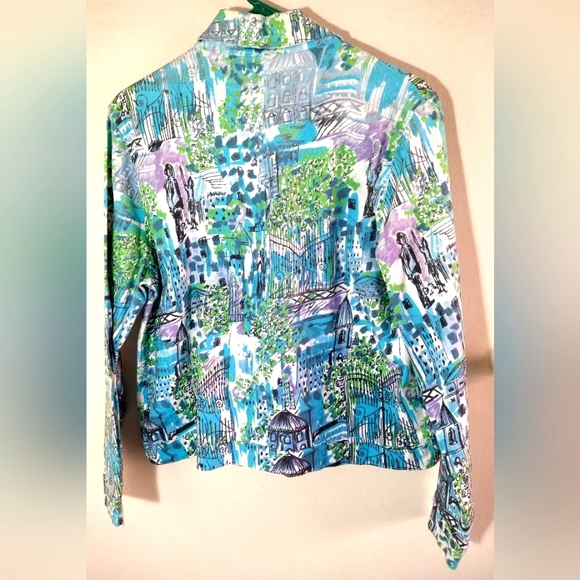 FRENCH POSTCARDS WOMEN'S/MISSES/TEENS SIZE X-LARGE LIGHT COTTON SHACKET MC - Picture 2 of 9